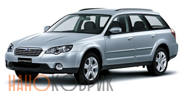 Автомобильные коврики ЭВА (EVA) для Subaru Outback III правый руль универсал (BP) 2003-2009 