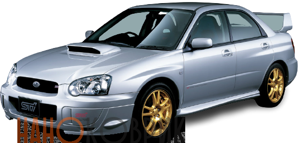Автомобильные коврики ЭВА (EVA) для Subaru Impreza WRX STI седан (GDB) 2002-2007 