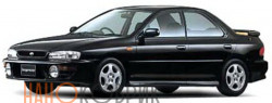Автомобильные коврики ЭВА (EVA) для Subaru Impreza I правый руль седан (GC) 1996-2000 