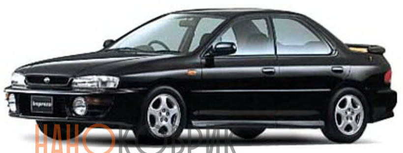 Автомобильные коврики ЭВА (EVA) для Subaru Impreza I правый руль седан (GC) 1996-2000 