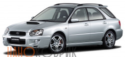Автомобильные коврики ЭВА (EVA) для Subaru Impreza II хэтчбек (GG) 2000-2007 