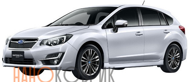 Автомобильные коврики ЭВА (EVA) для Subaru Impreza IV правый руль хэтчбек (GP) 2011-2016 