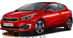 Автомобильные коврики ЭВА (EVA) для Kia cee'd II хэтчбек 3дв. (JD) 2012-2018 