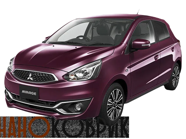 Автомобильные коврики ЭВА (EVA) для Mitsubishi Mirage VI правый руль 2012-2020 
