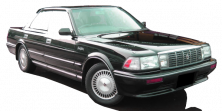 Toyota Crown VIII правый руль седан  (C130 2-й рестайлинг) 1991-1999