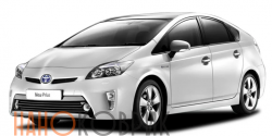Автомобильные коврики ЭВА (EVA) для Toyota Prius III рестайлинг (XW30) 2012-2016 