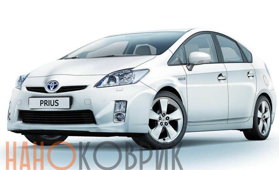 Автомобильные коврики ЭВА (EVA) для Toyota Prius III правый руль (XW30) 2009-2011 