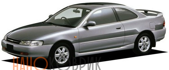 Автомобильные коврики ЭВА (EVA) для Toyota Sprinter Trueno VI правый руль (E100) 1991-1995 