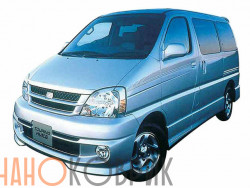 Автомобильные коврики ЭВА (EVA) для Toyota Touring Hiace I правый руль (H40) 1999-2002 