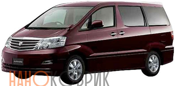 Автомобильные коврики ЭВА (EVA) для Toyota Alphard I правый руль (H10) 2002-2008 