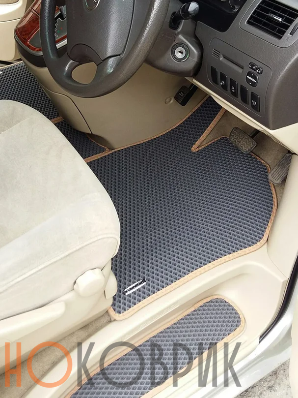 Автомобильные коврики ЭВА (EVA) для Toyota Alphard I правый руль (H10) 2002-2008 