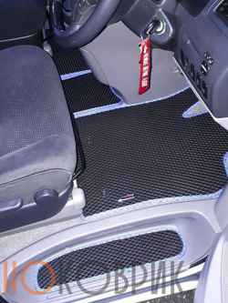 Автомобильные коврики ЭВА (EVA) для Toyota Alphard I правый руль (H10) 2002-2008 