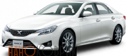 Автомобильные коврики ЭВА (EVA) для Toyota Mark X II правый руль (X130 4WD) 2012-2016 