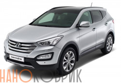 Автомобильные коврики ЭВА (EVA) для Hyundai Santa Fe III (DM 5 мест) 2012-2016 
