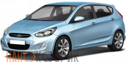 Автомобильные коврики ЭВА (EVA) для Hyundai Solaris I хетчбек 2010-2017 