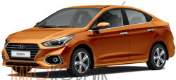 Автомобильные коврики ЭВА (EVA) для Hyundai Solaris II седан (HCR) 2017- 