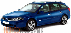 Автомобильные коврики ЭВА (EVA) для Renault Laguna II универсал 2000-2007 