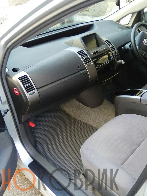Автомобильные коврики ЭВА (EVA) для Toyota Prius II правый руль (XW20) 2003-2011 