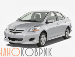 Автомобильные коврики ЭВА (EVA) для Toyota Belta I правый руль (XP90 2WD) 2005-2012 