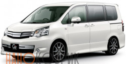 Автомобильные коврики ЭВА (EVA) для Toyota Noah II правый руль (R70 7 мест) 2010-2013 