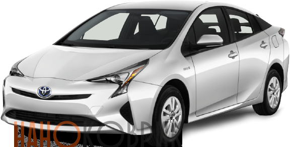 Автомобильные коврики ЭВА (EVA) для Toyota Prius IV правый руль (2WD XW50) 2015-2019 