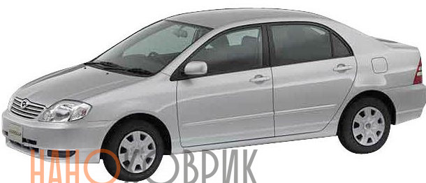 Автомобильные коврики ЭВА (EVA) для Toyota Corolla IX  седан правый руль (E120 2WD) 2002-2006 