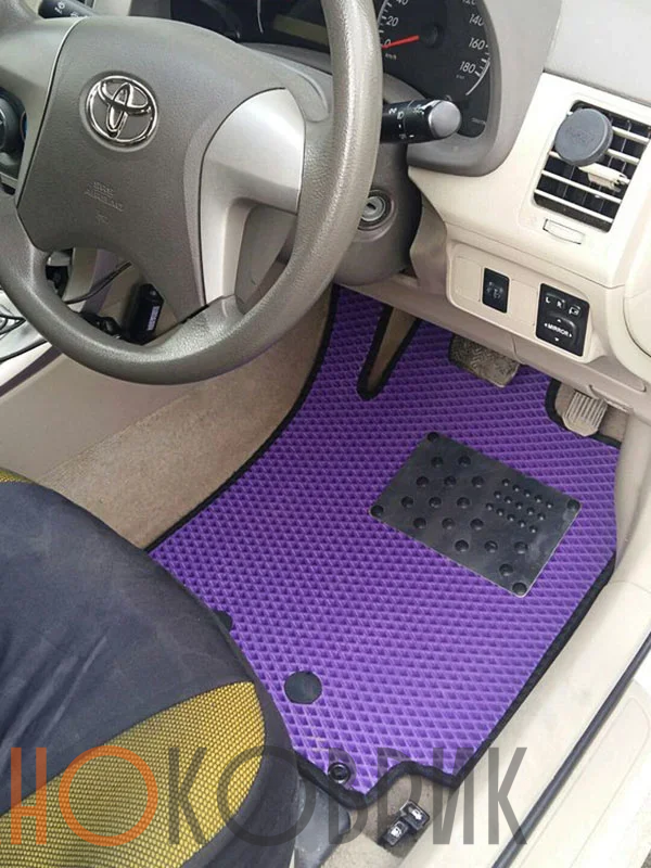 Автомобильные коврики ЭВА (EVA) для Toyota Corolla Axio I правый руль (E140 2WD) 2006-2012 