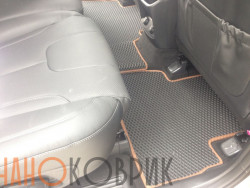 Автомобильные коврики ЭВА (EVA) для Hyundai Santa Fe IV (TM 7 мест) 2018- 
