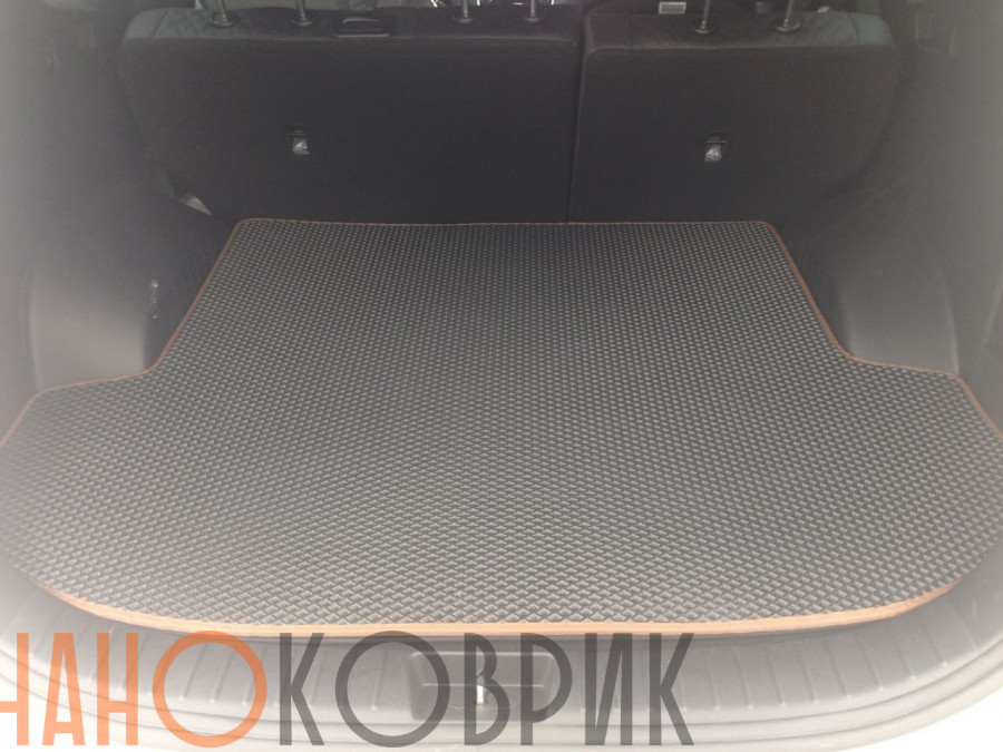 Автомобильные коврики ЭВА (EVA) для Hyundai Santa Fe IV (TM 7 мест) 2018- 