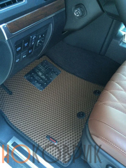 Автомобильные коврики ЭВА (EVA) для Toyota Land Cruiser XI рестайлинг (J200 7 мест) 2012-2015 
