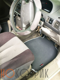 Автомобильные коврики ЭВА (EVA) для Toyota Corolla Spacio I правый руль (E110) (5 мест 2WD) 1997-2001 
